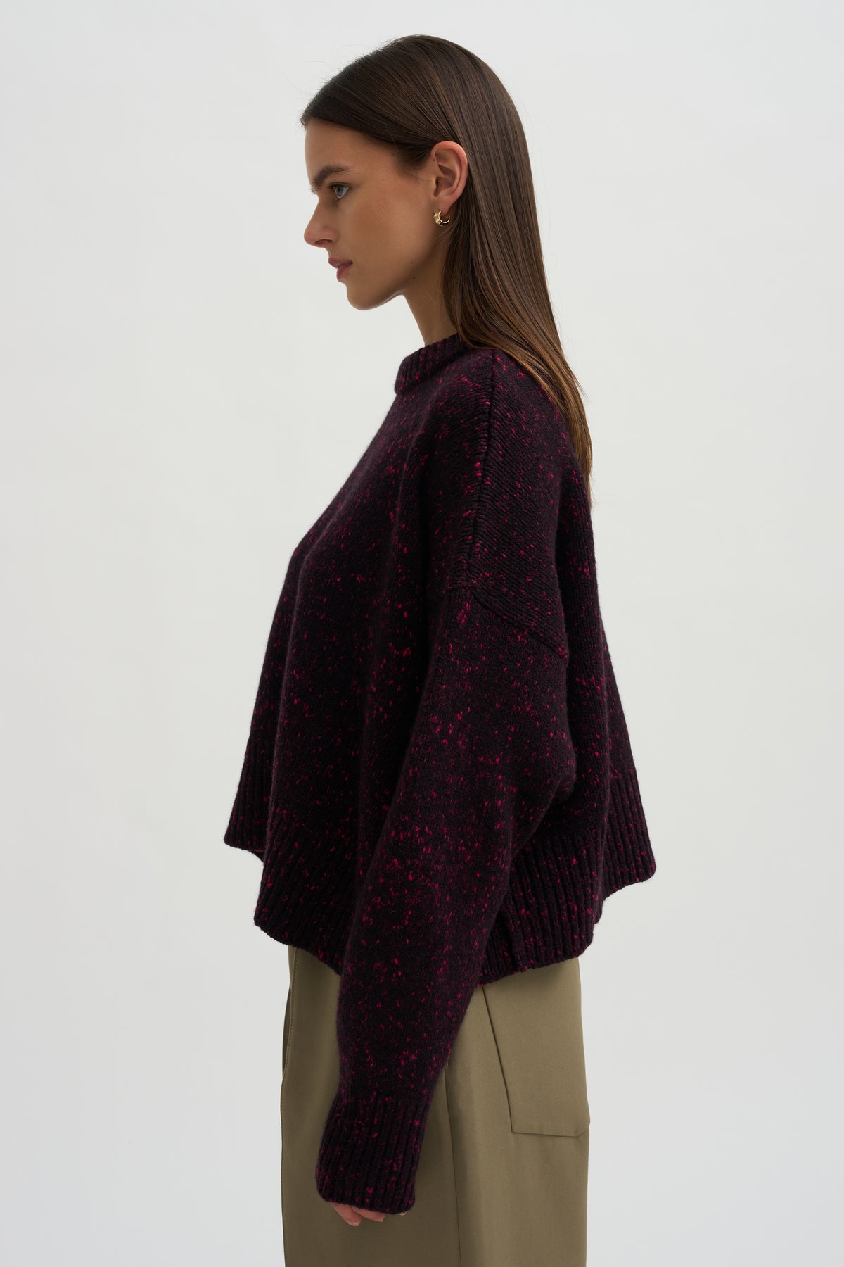 Avalanche Summer Knit Sweater, Rouge Noir