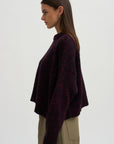 Avalanche Summer Knit Sweater, Rouge Noir