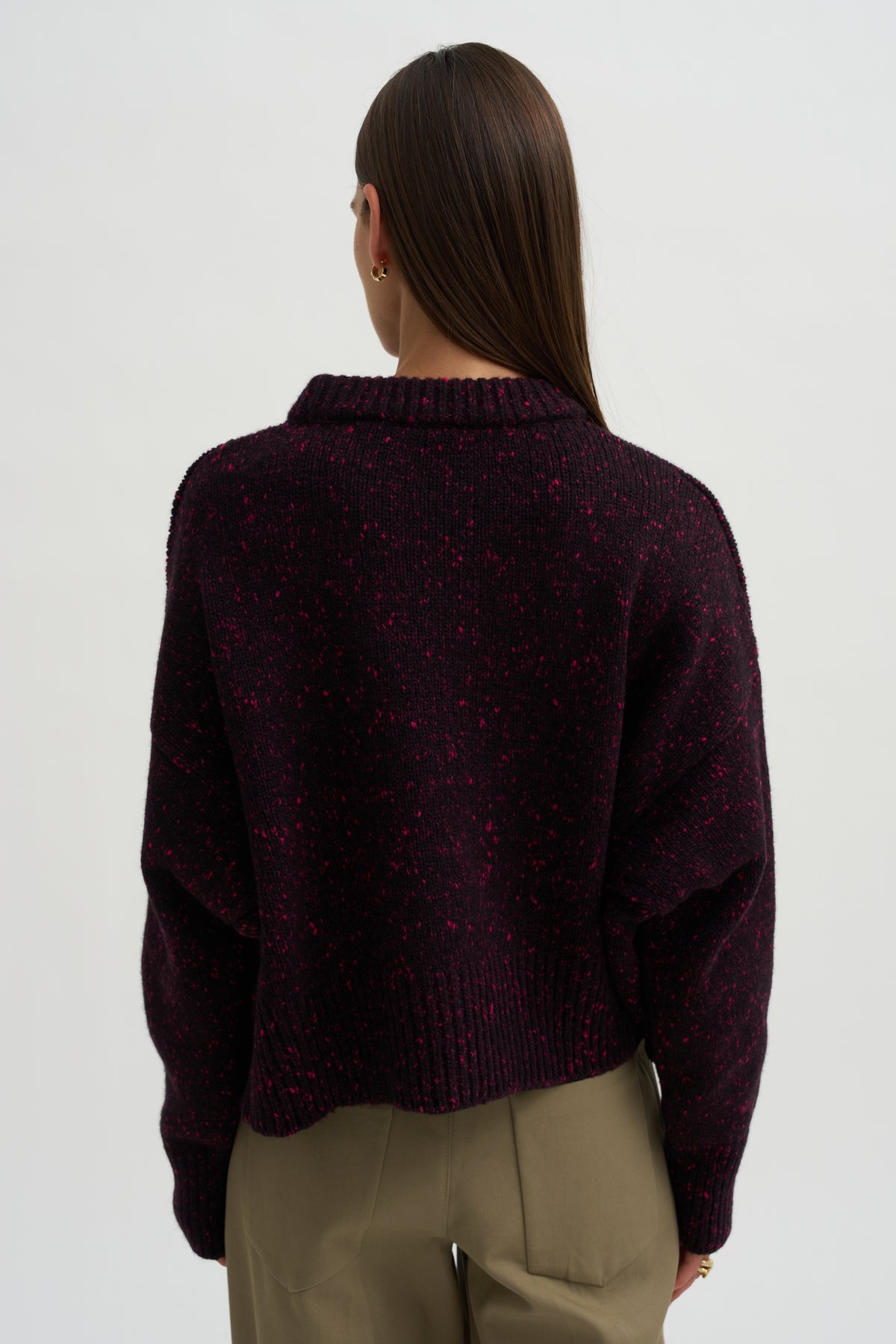 Avalanche Summer Knit Sweater, Rouge Noir