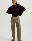 Avalanche Summer Knit Sweater, Rouge Noir