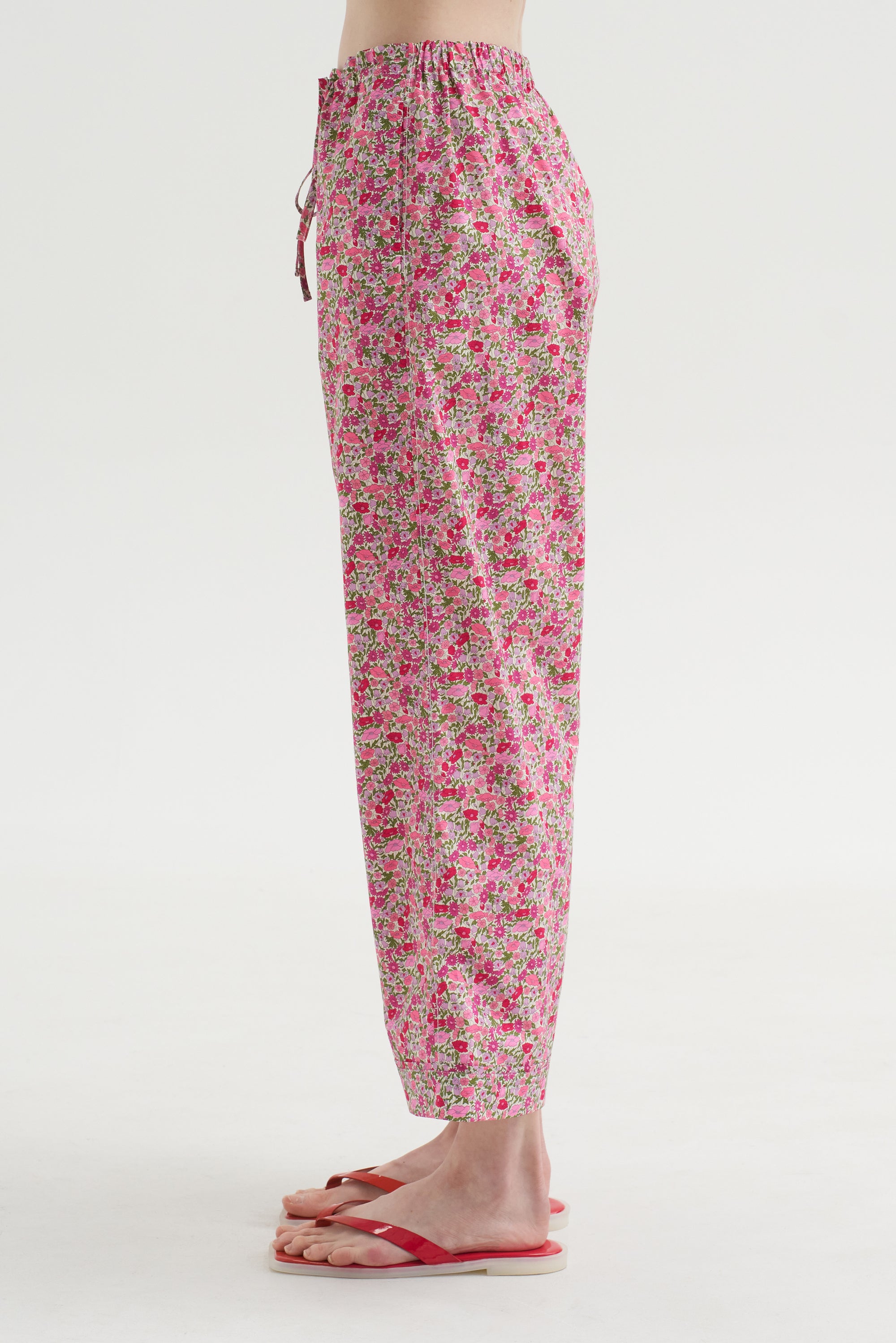 Kick Pleat Exclusive - Life Is A Beach Pant, Pink Explosion