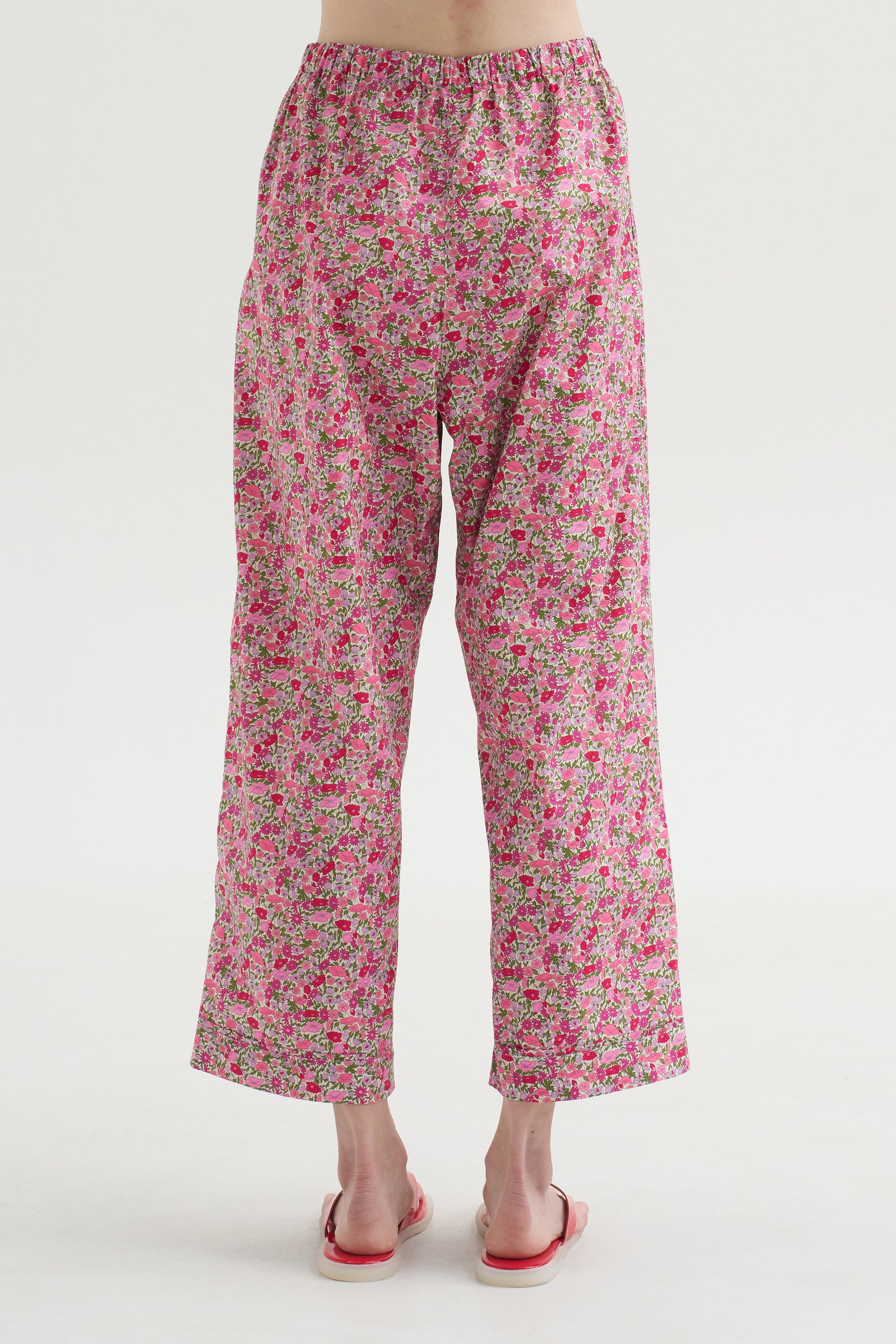 Kick Pleat Exclusive - Life Is A Beach Pant, Pink Explosion