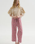 Kick Pleat Exclusive - Life Is A Beach Pant, Pink Explosion