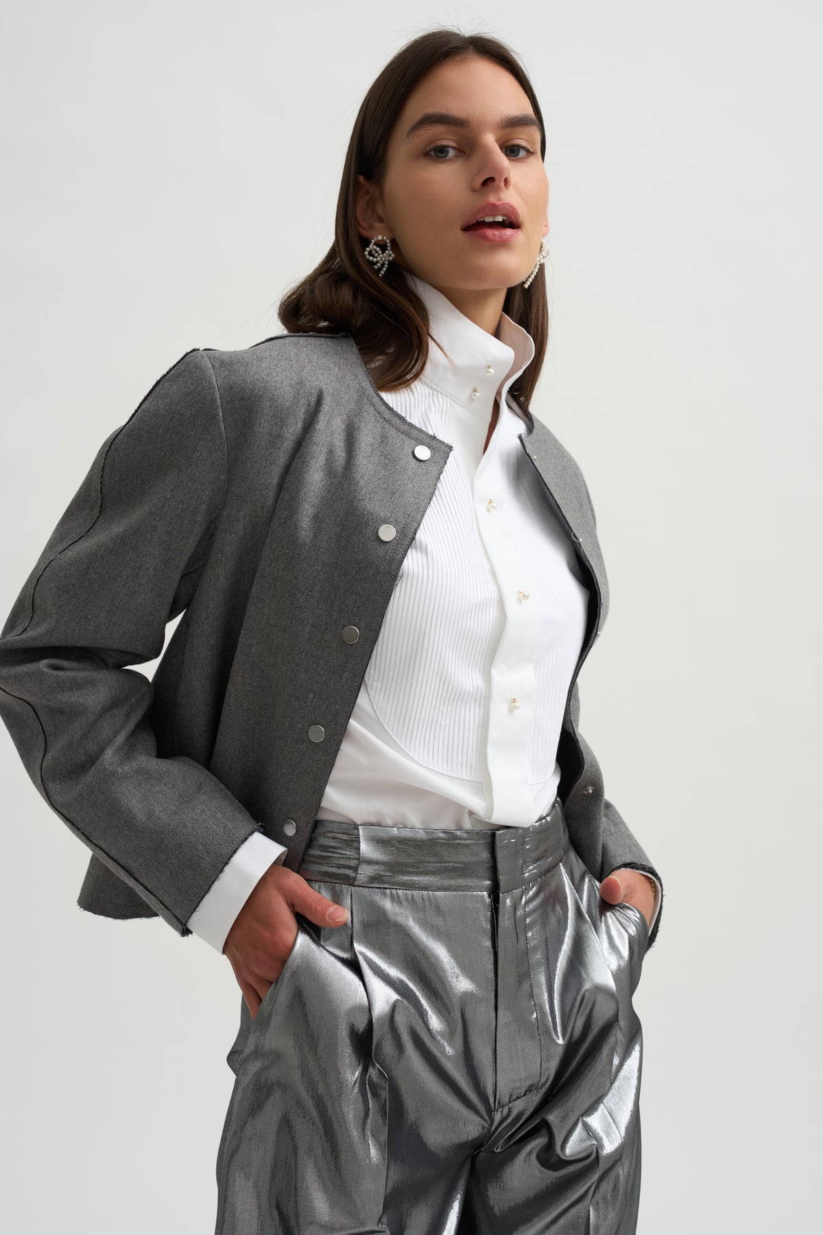 Tux Pleated Shirt, Kaimak