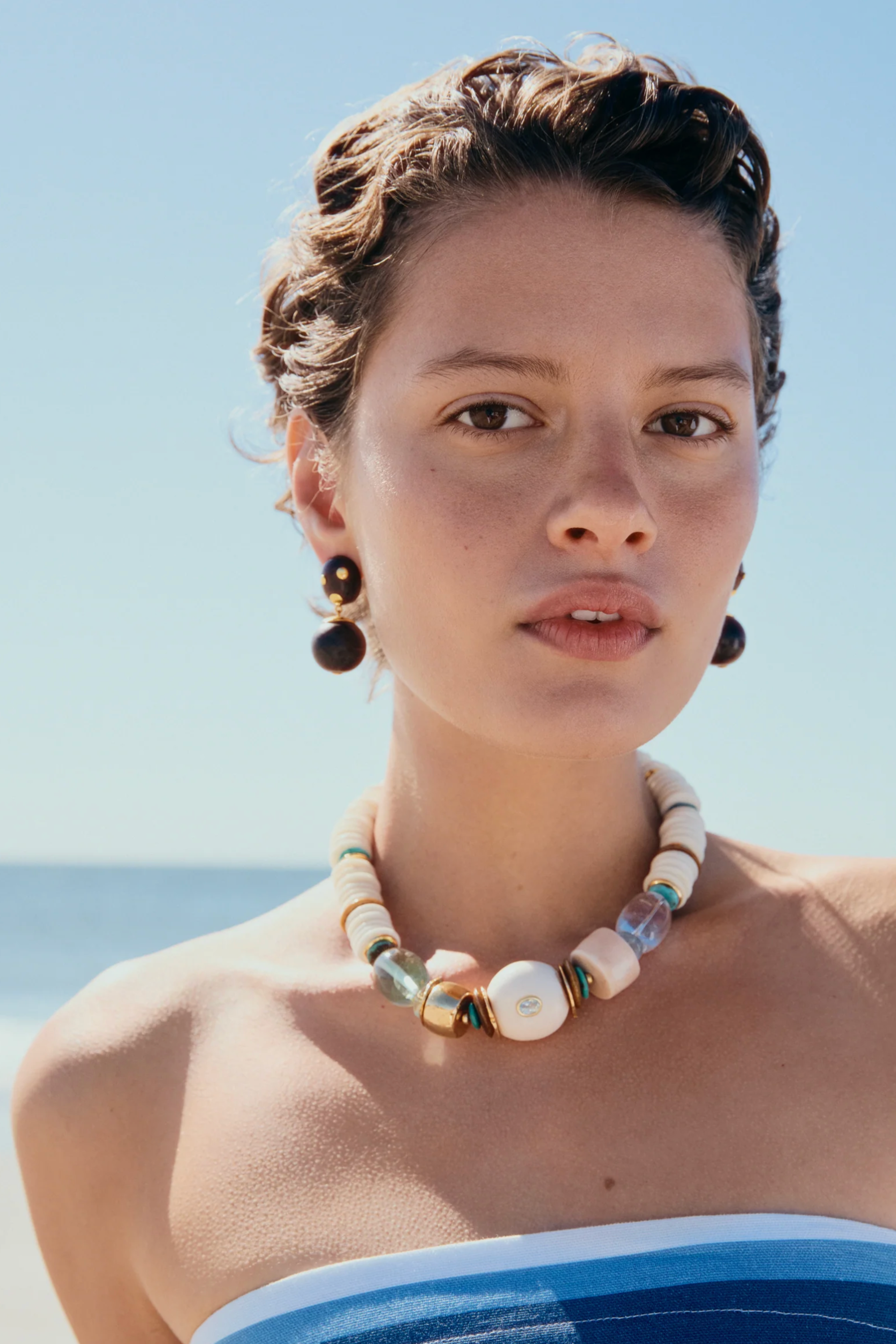 Nopales Earrings, Acacia