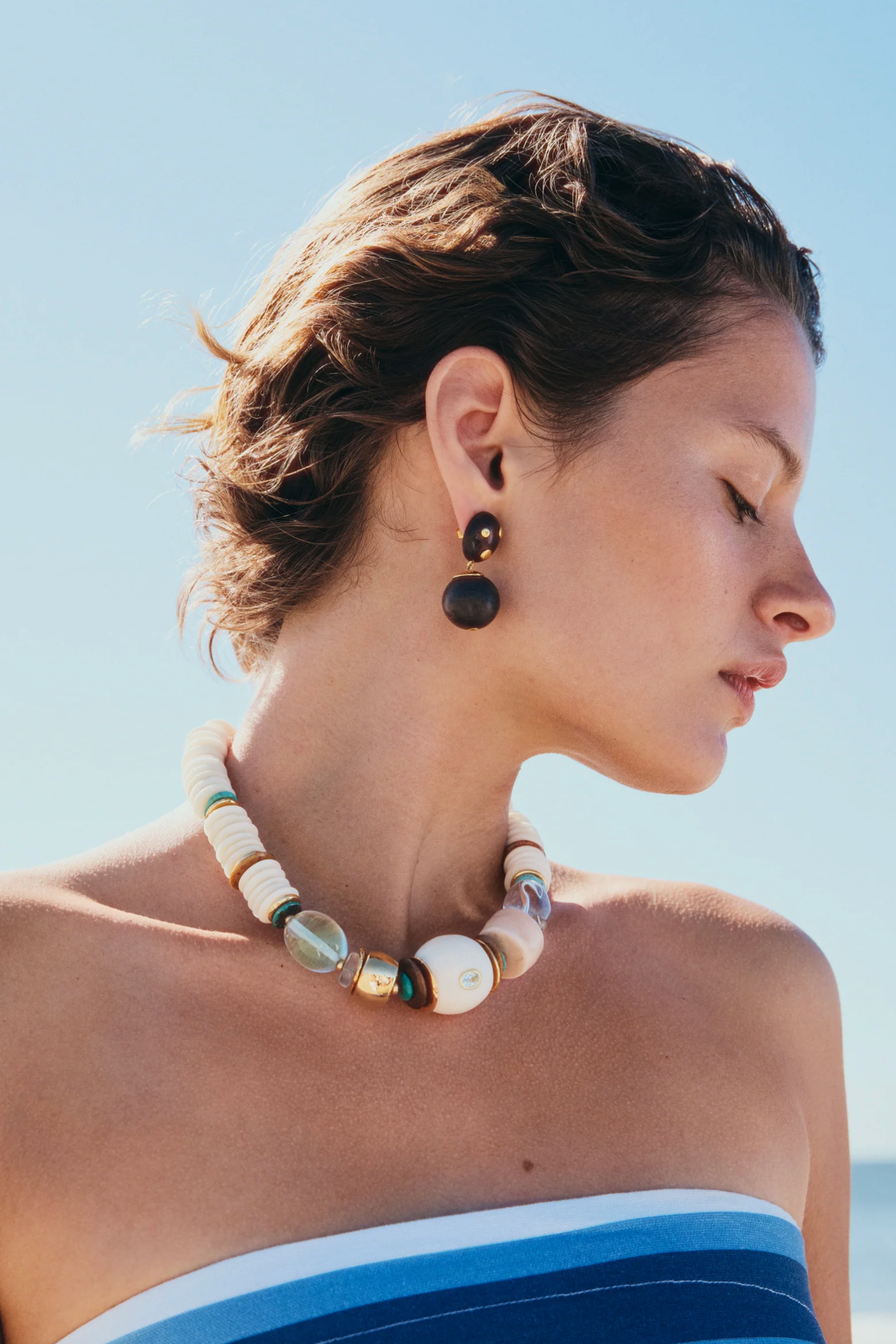 Nopales Earrings, Acacia