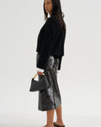 Cropped Jacket, Jet Black