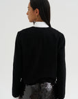 Cropped Jacket, Jet Black