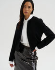 Cropped Jacket, Jet Black