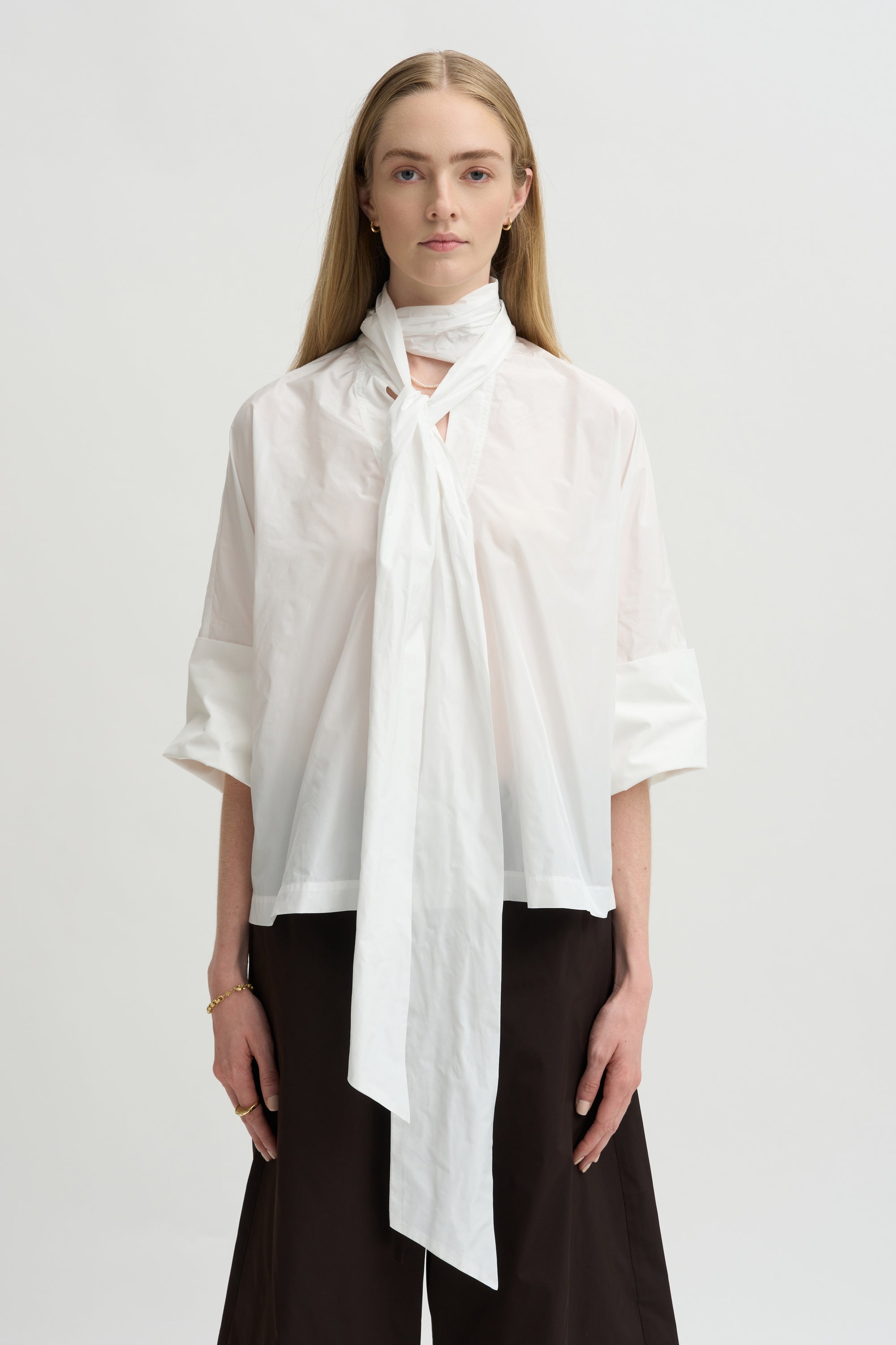 Taffeta Shirt, White
