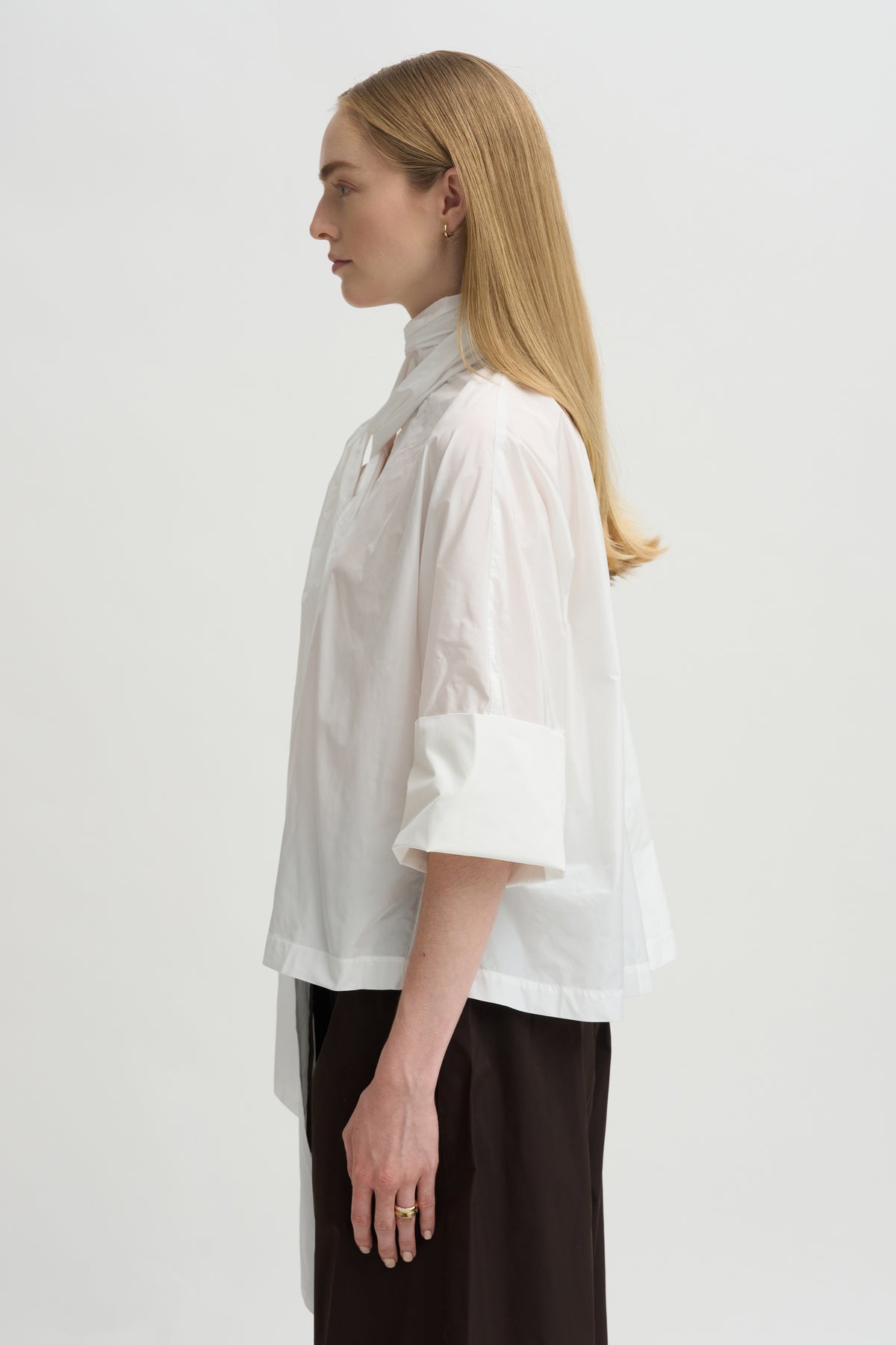 Taffeta Shirt, White