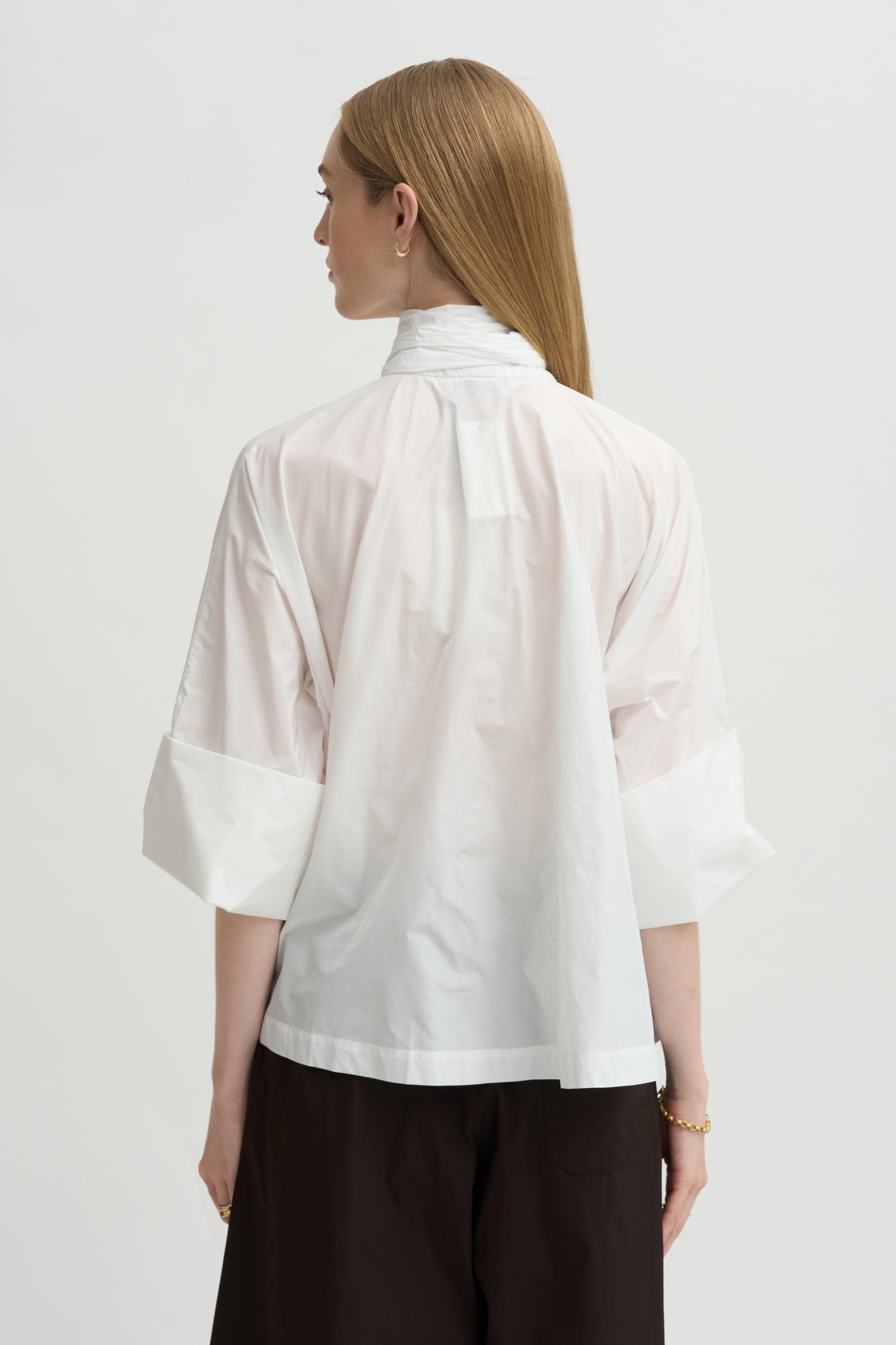 Taffeta Shirt, White