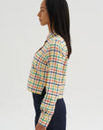 Plaid Shirt, Jade-Yellow