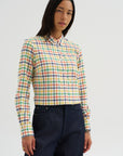 Plaid Shirt, Jade-Yellow
