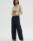 Plaid Shirt, Jade-Yellow