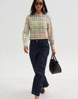 Plaid Shirt, Jade-Yellow