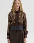 Foulard Scribbles Shirt, Myrrh