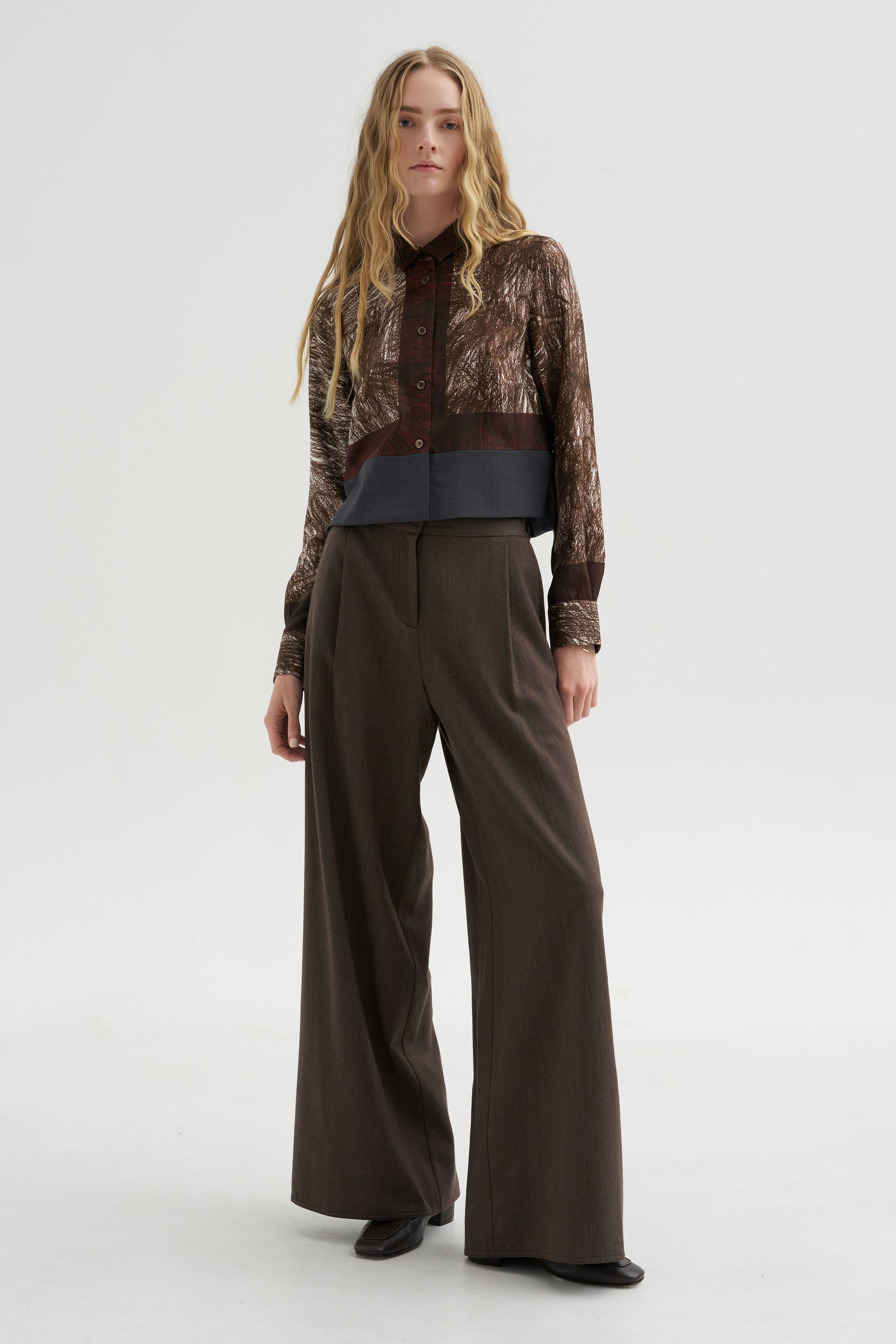 Foulard Scribbles Shirt, Myrrh