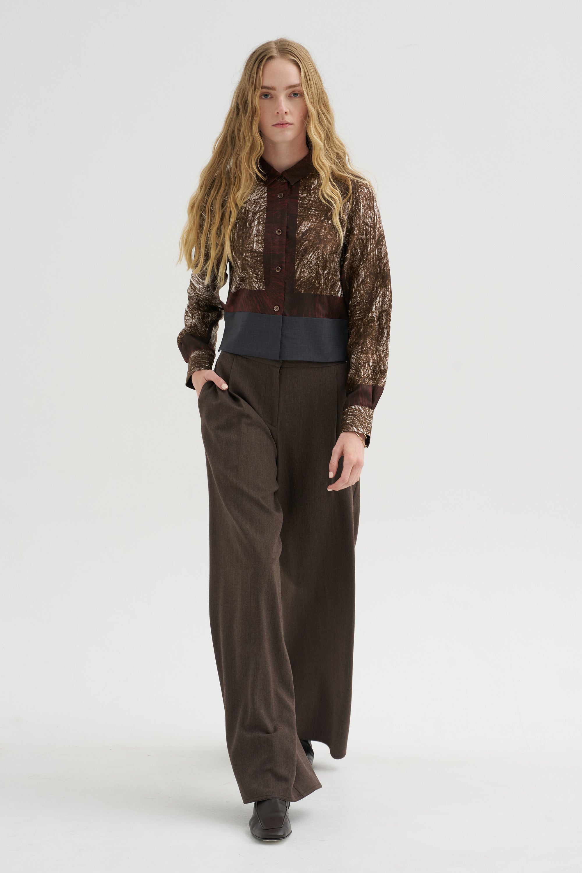 Foulard Scribbles Shirt, Myrrh