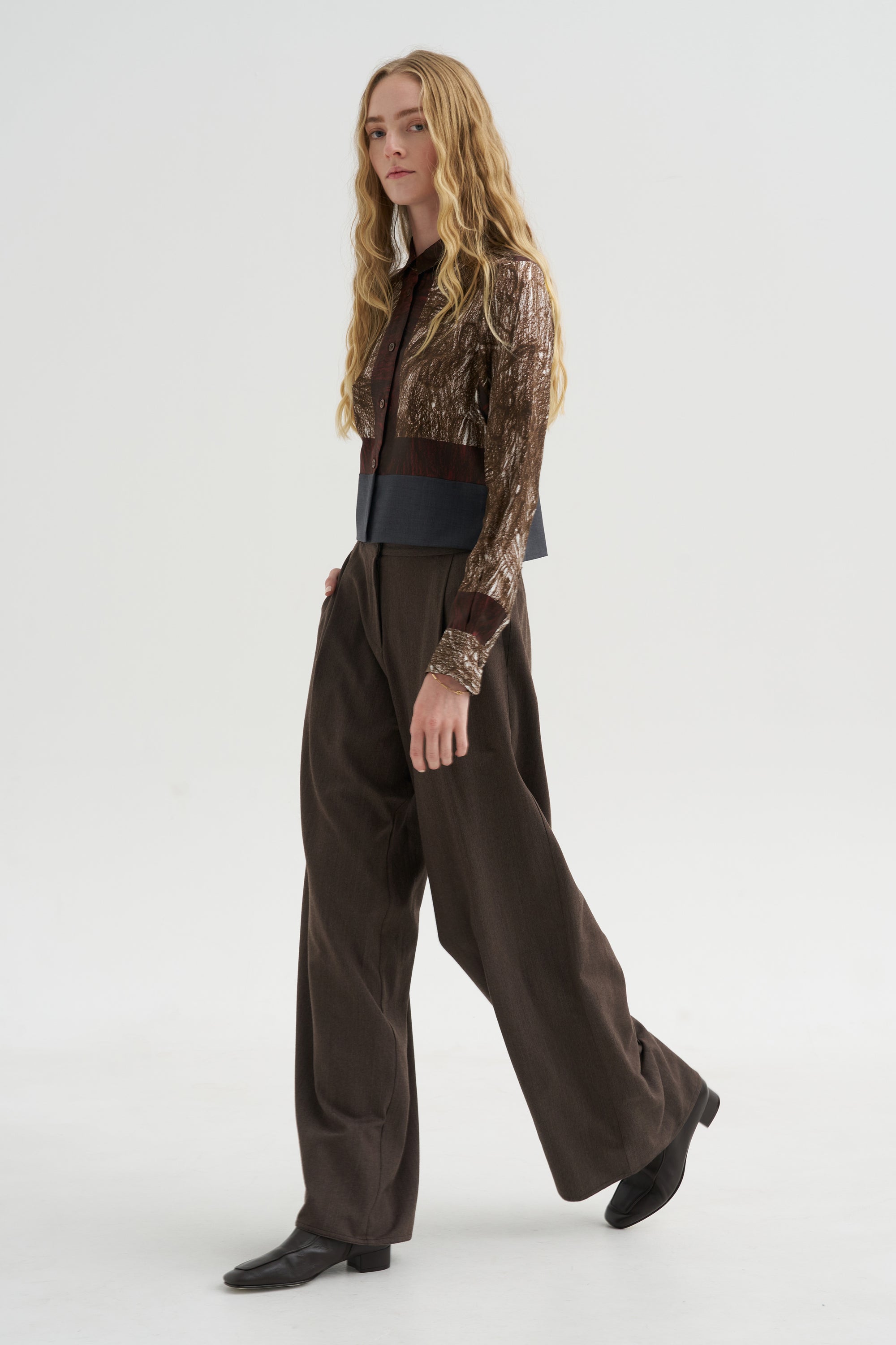 Foulard Scribbles Shirt, Myrrh