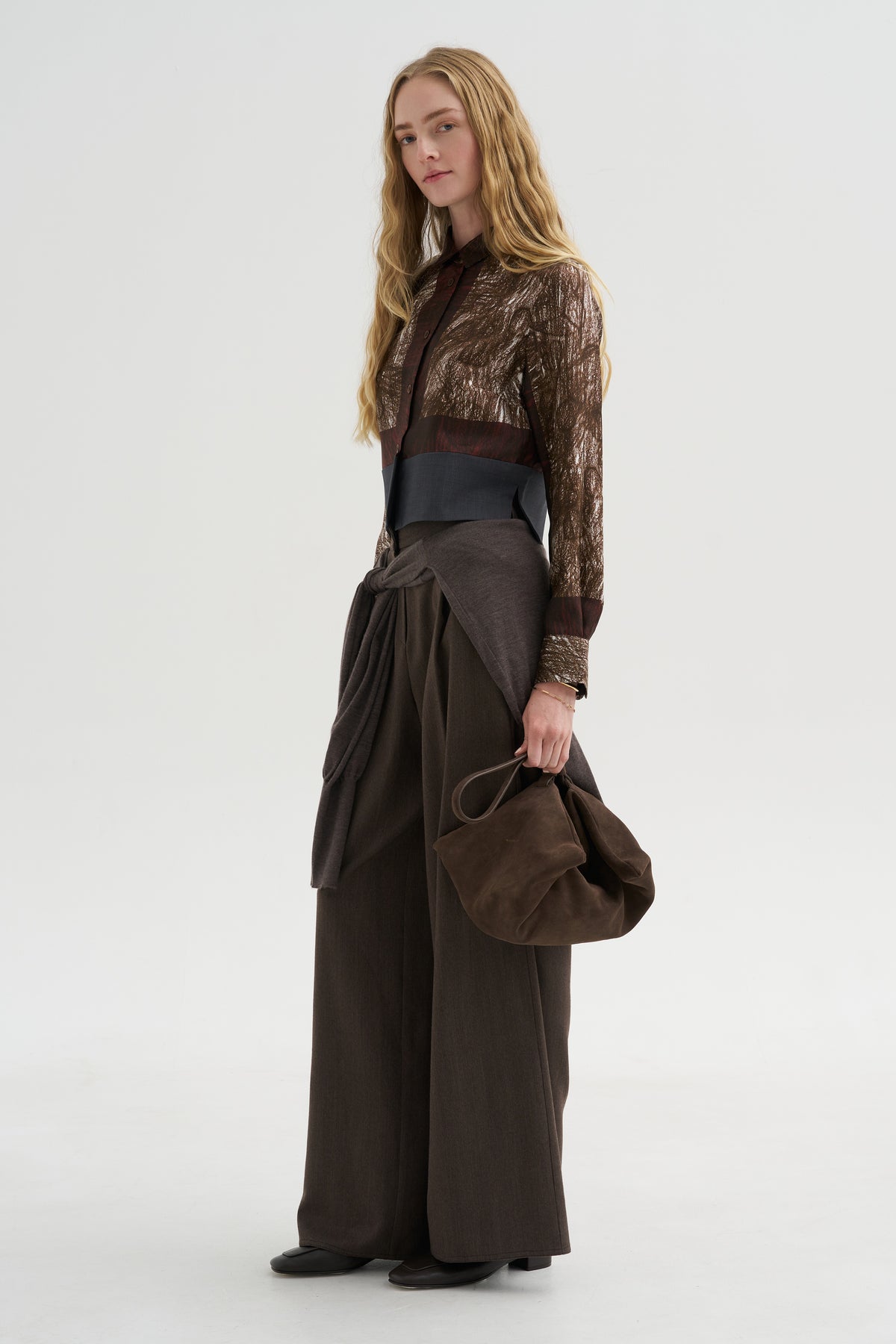 Foulard Scribbles Shirt, Myrrh