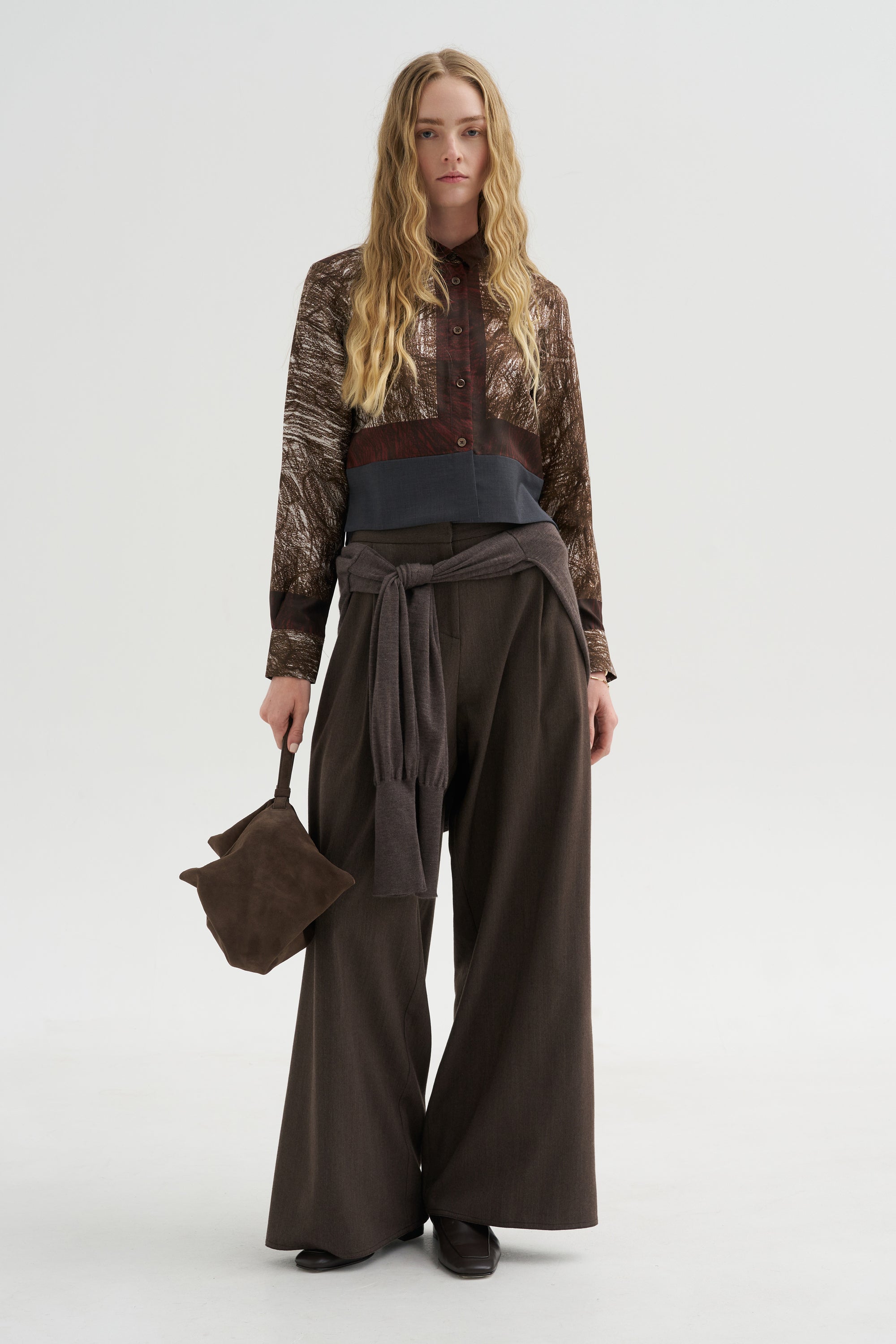 Foulard Scribbles Shirt, Myrrh