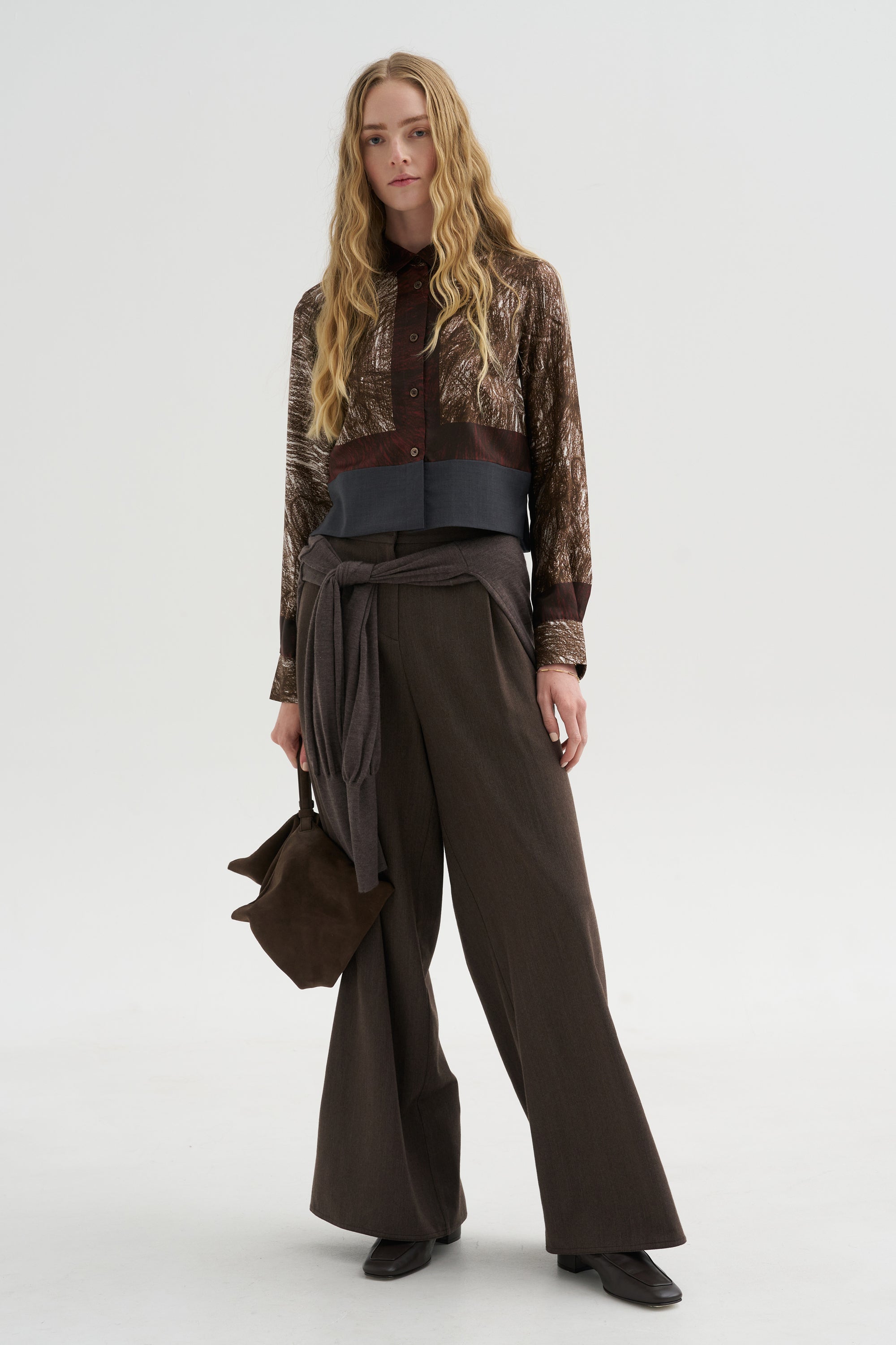 Foulard Scribbles Shirt, Myrrh