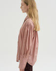 Pleated Sleeve Blouse, Rose Petal