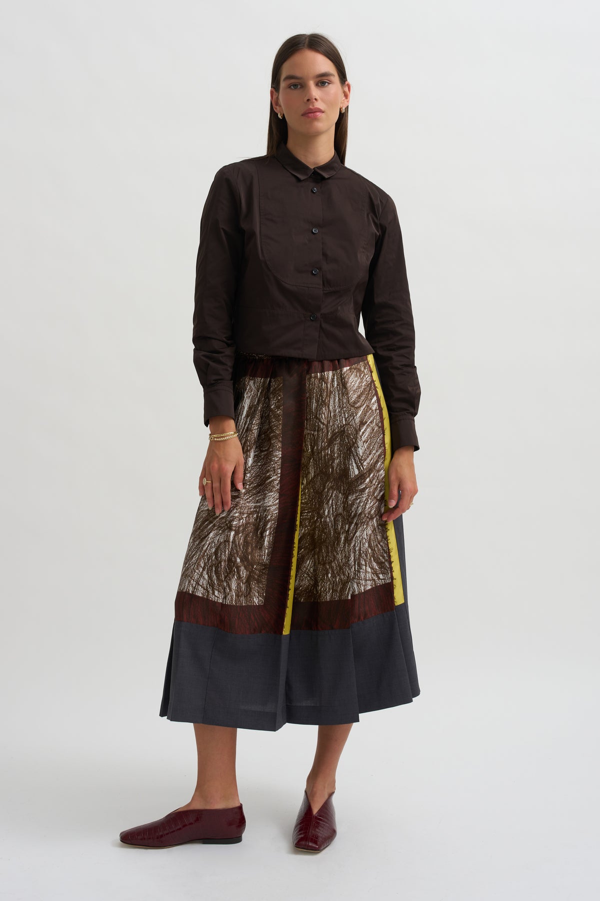 Bib Shirt, Espresso