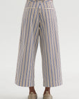 Fancy Stripe 1 Pants, Baltic Blue
