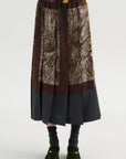 Foulard Scribbles Skirt, Myrrh