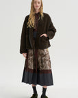 Foulard Scribbles Skirt, Myrrh