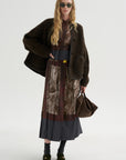 Foulard Scribbles Skirt, Myrrh