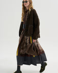 Foulard Scribbles Skirt, Myrrh