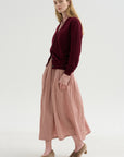 A-Line Skirt, Rose Petal