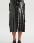 Sequin Skirt, Mink