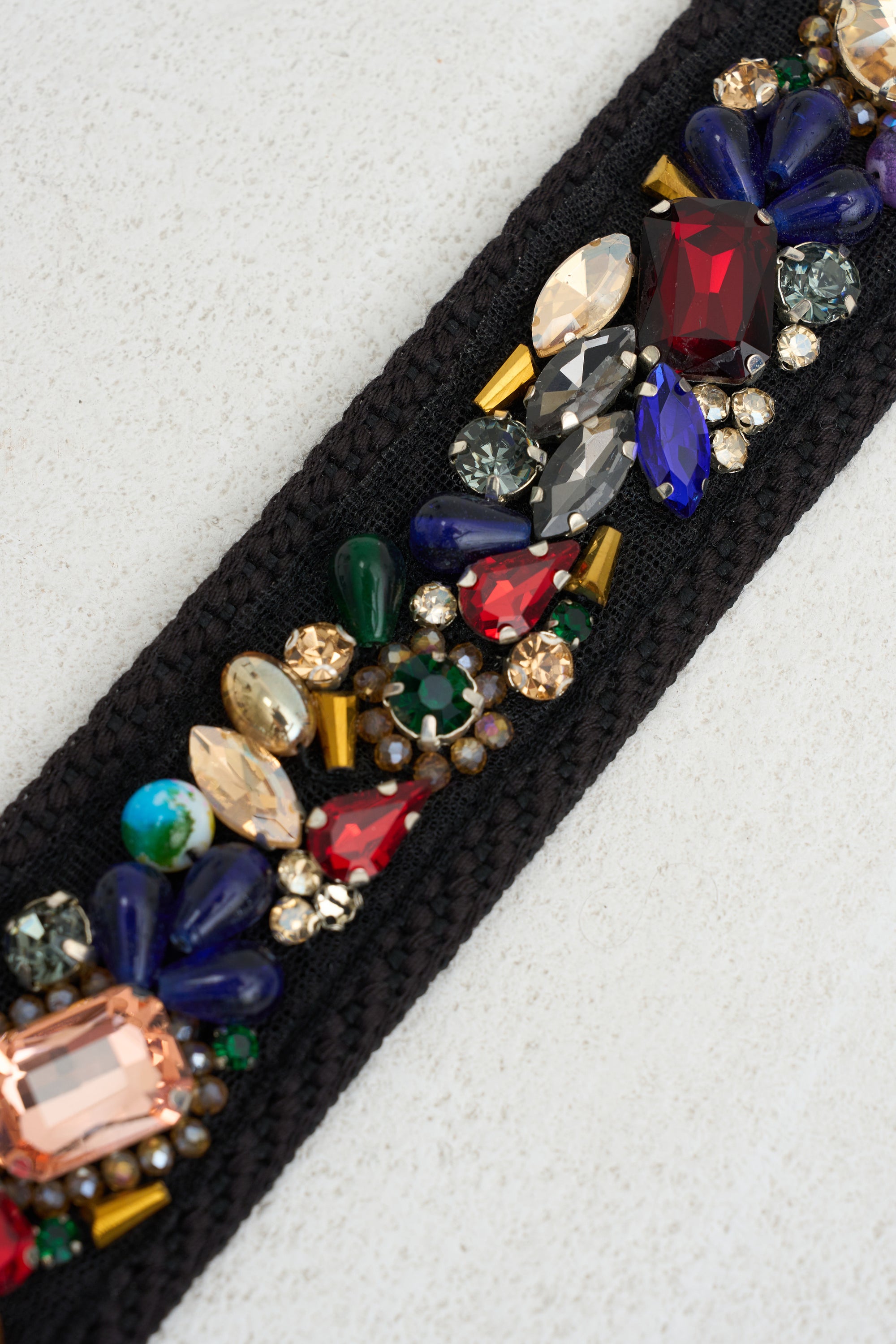 Rhinestone Belt, Granat