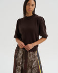 Light Cashmere Pullover, Chocolate