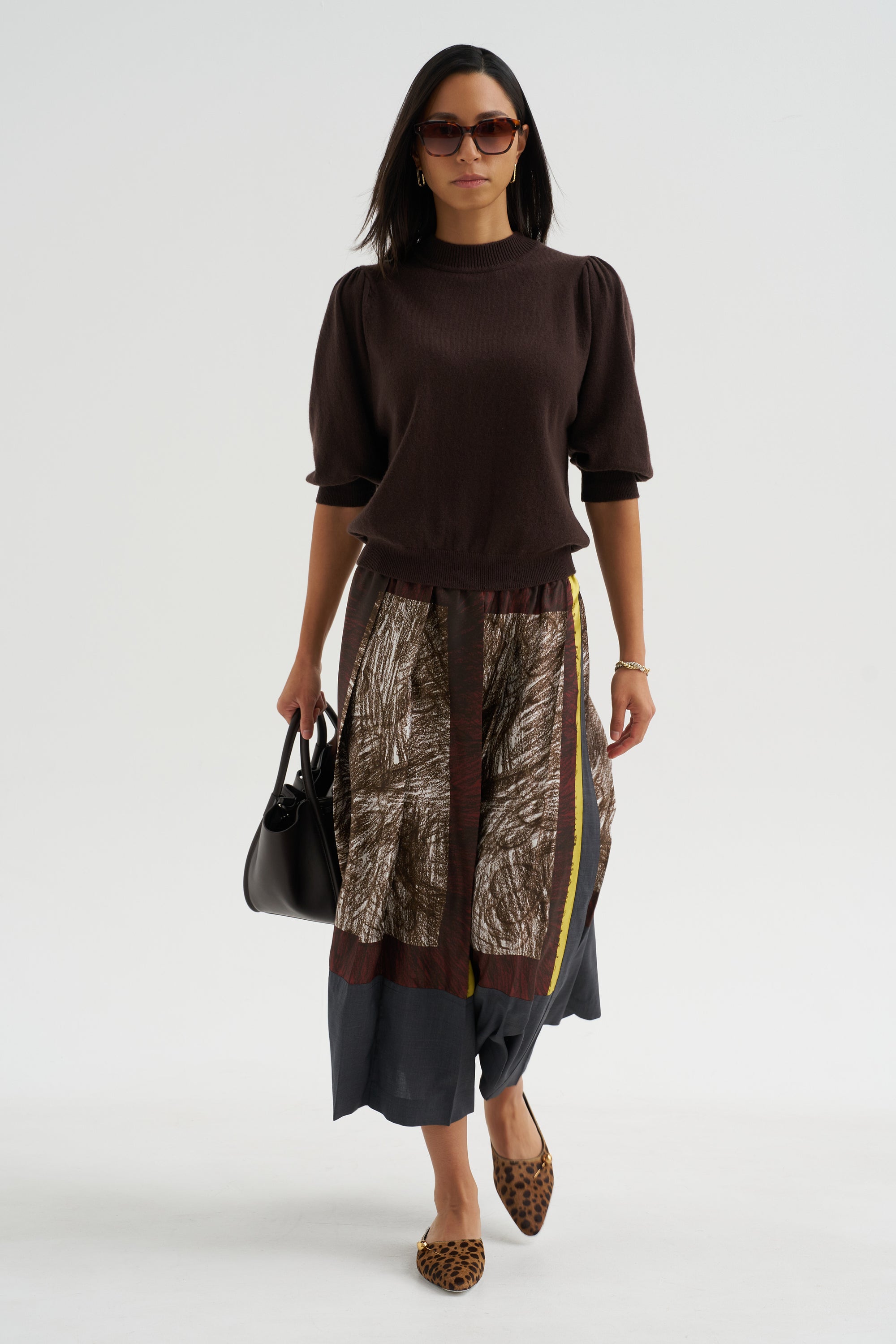 Light Cashmere Pullover, Chocolate