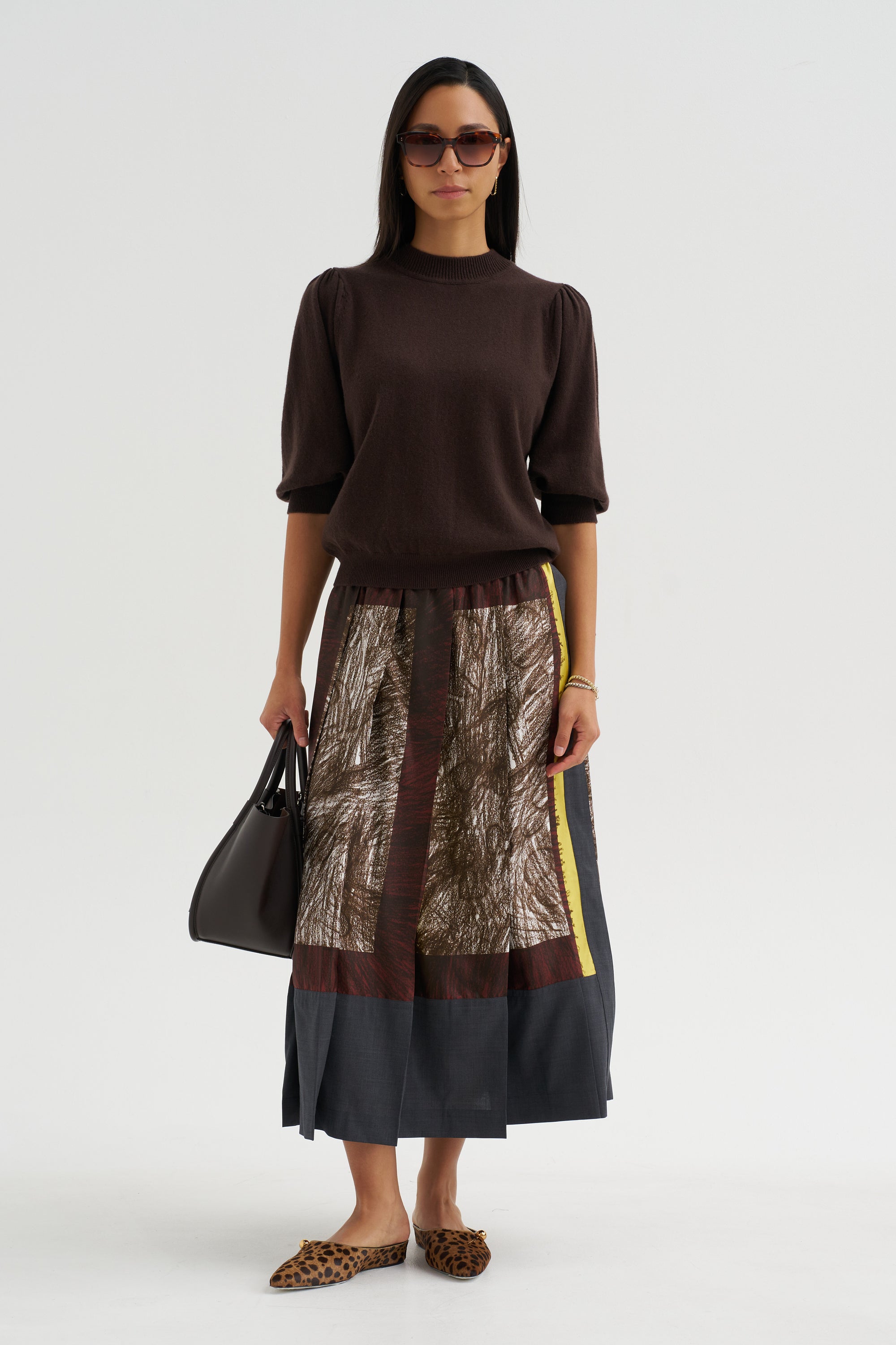 Light Cashmere Pullover, Chocolate