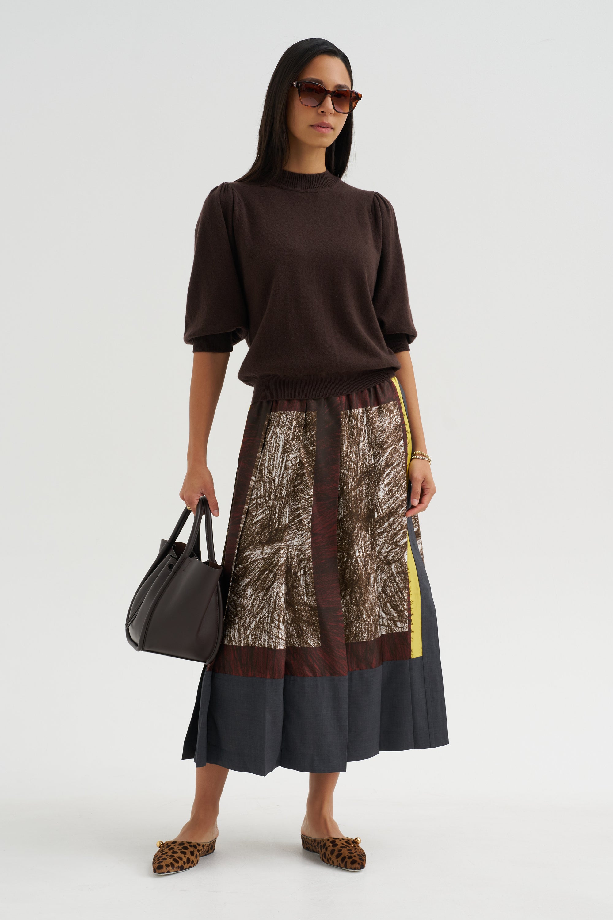 Light Cashmere Pullover, Chocolate