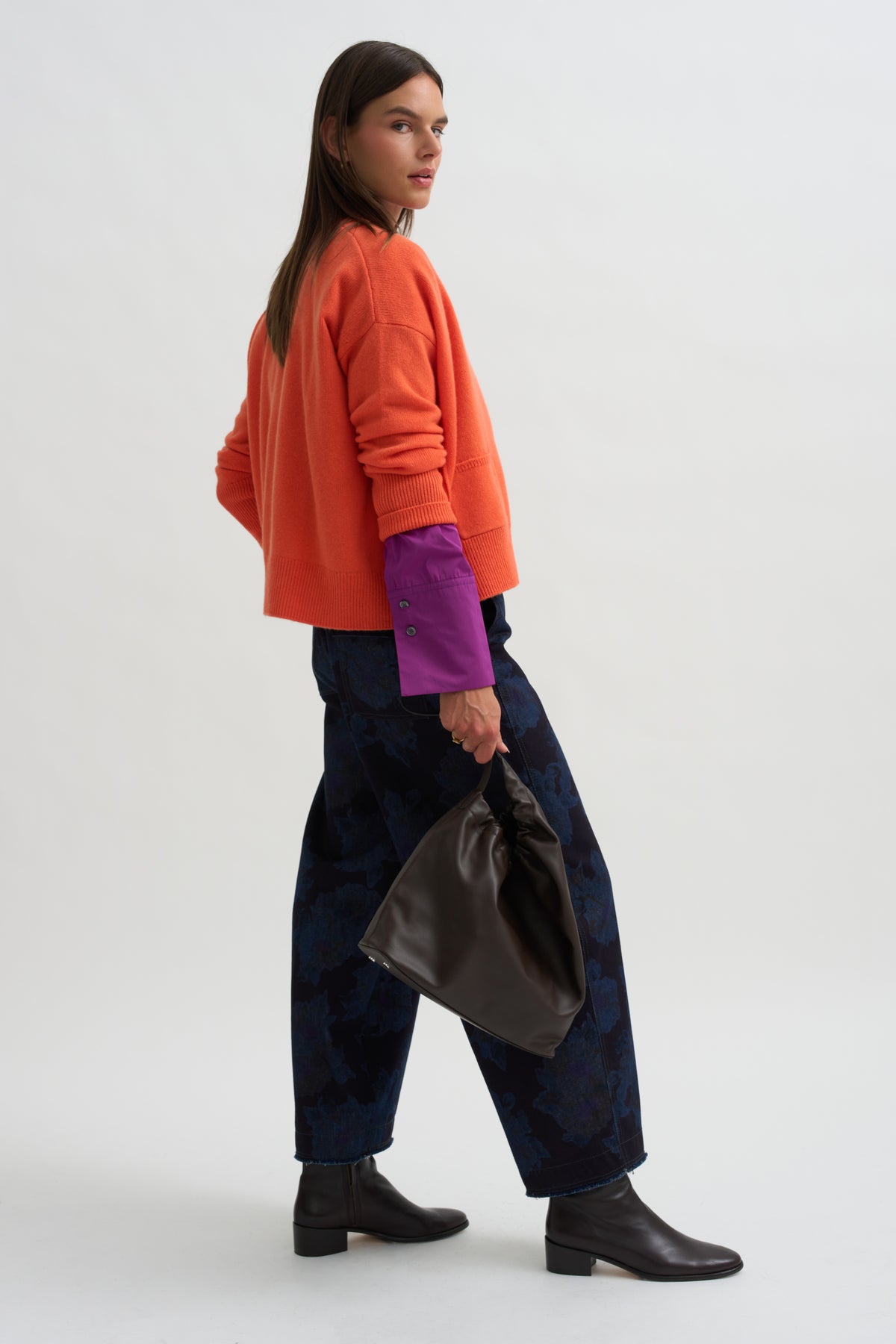 Cardigan, Glowing Orange
