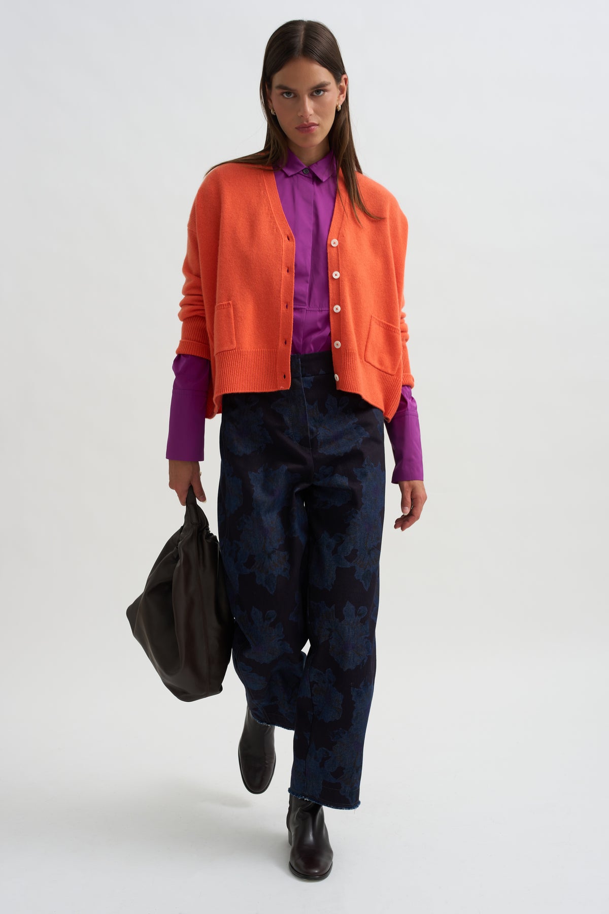 Cardigan, Glowing Orange