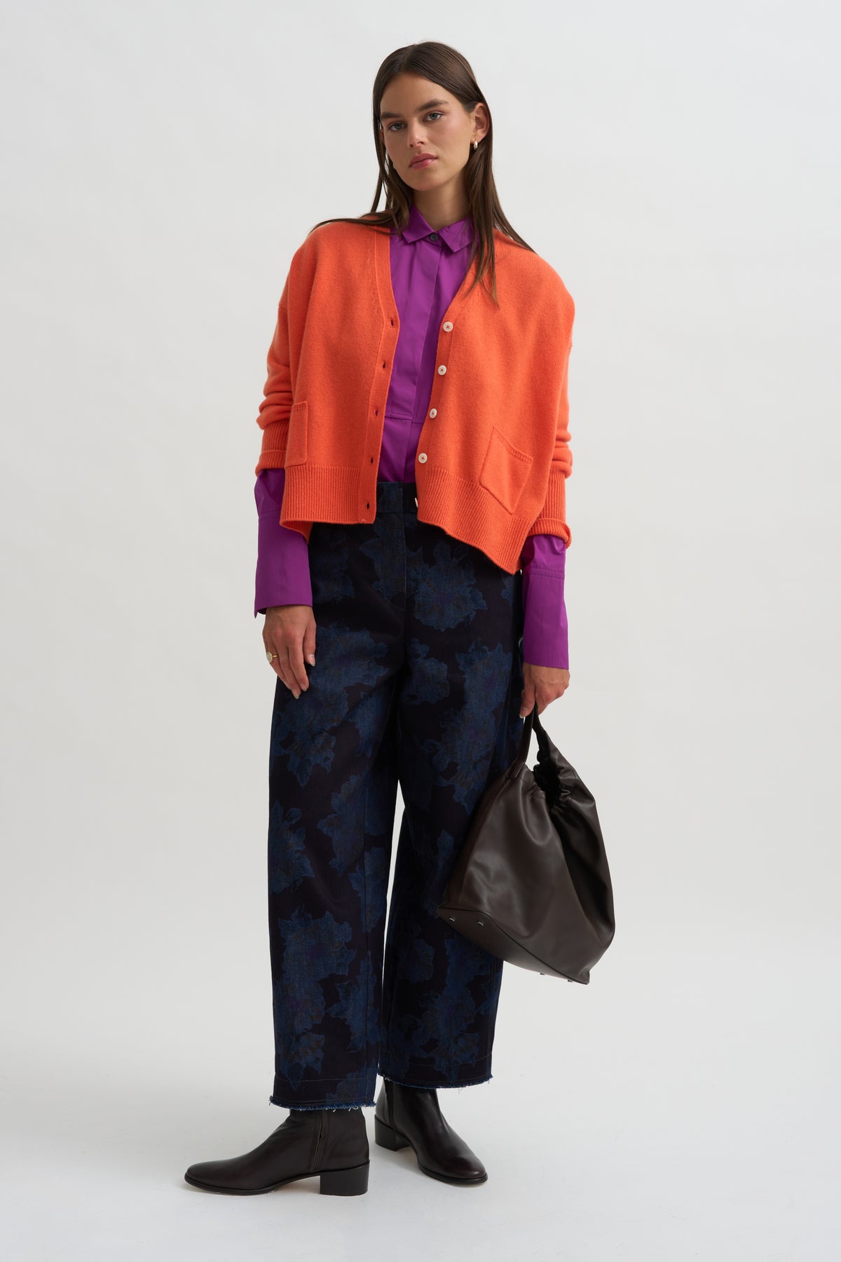 Cardigan, Glowing Orange