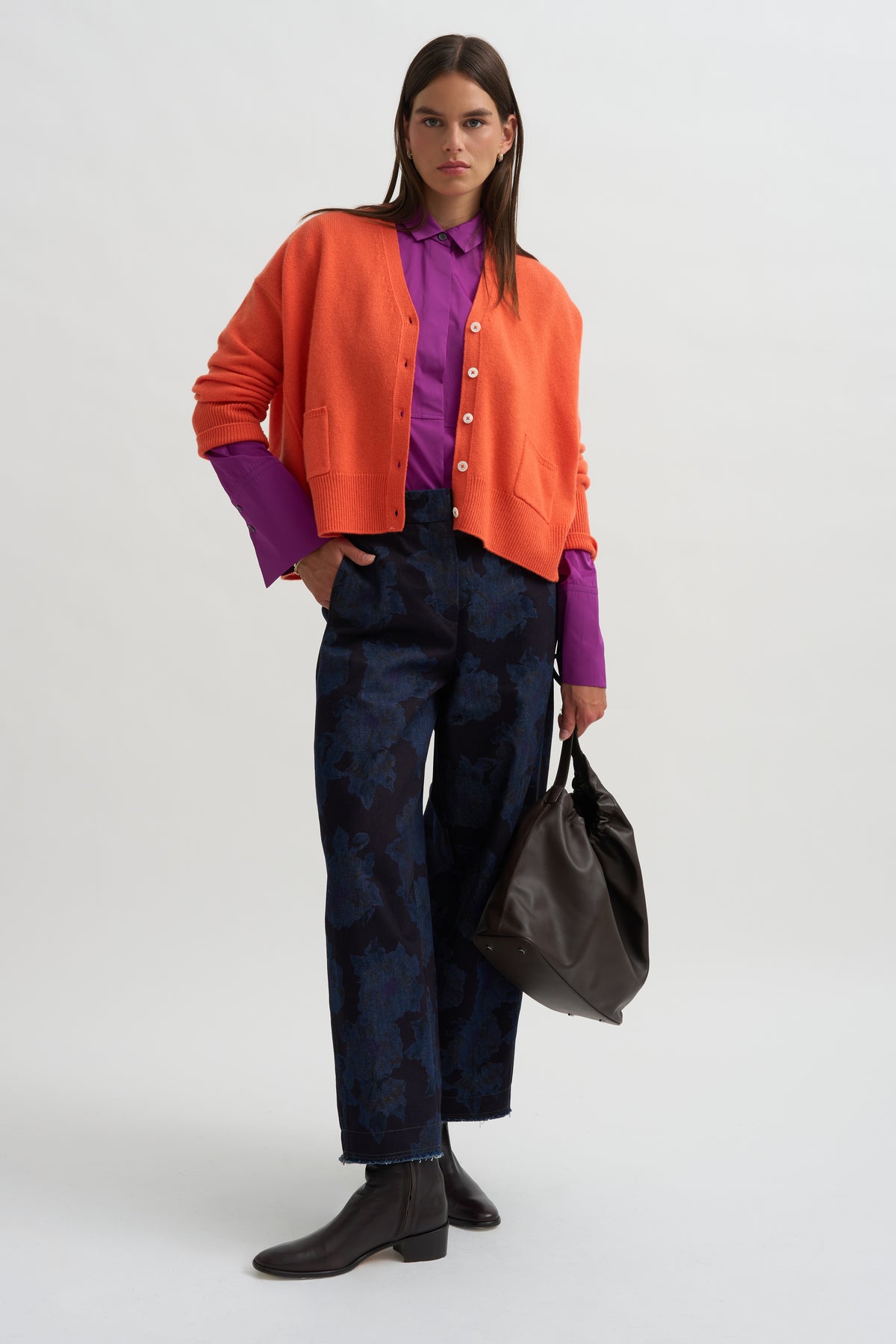 Cardigan, Glowing Orange