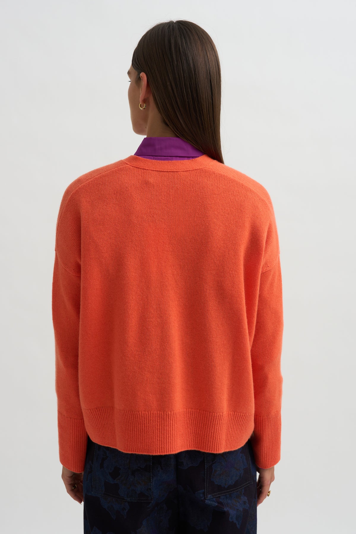 Cardigan, Glowing Orange