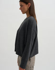 Sweater, Flannel Grey