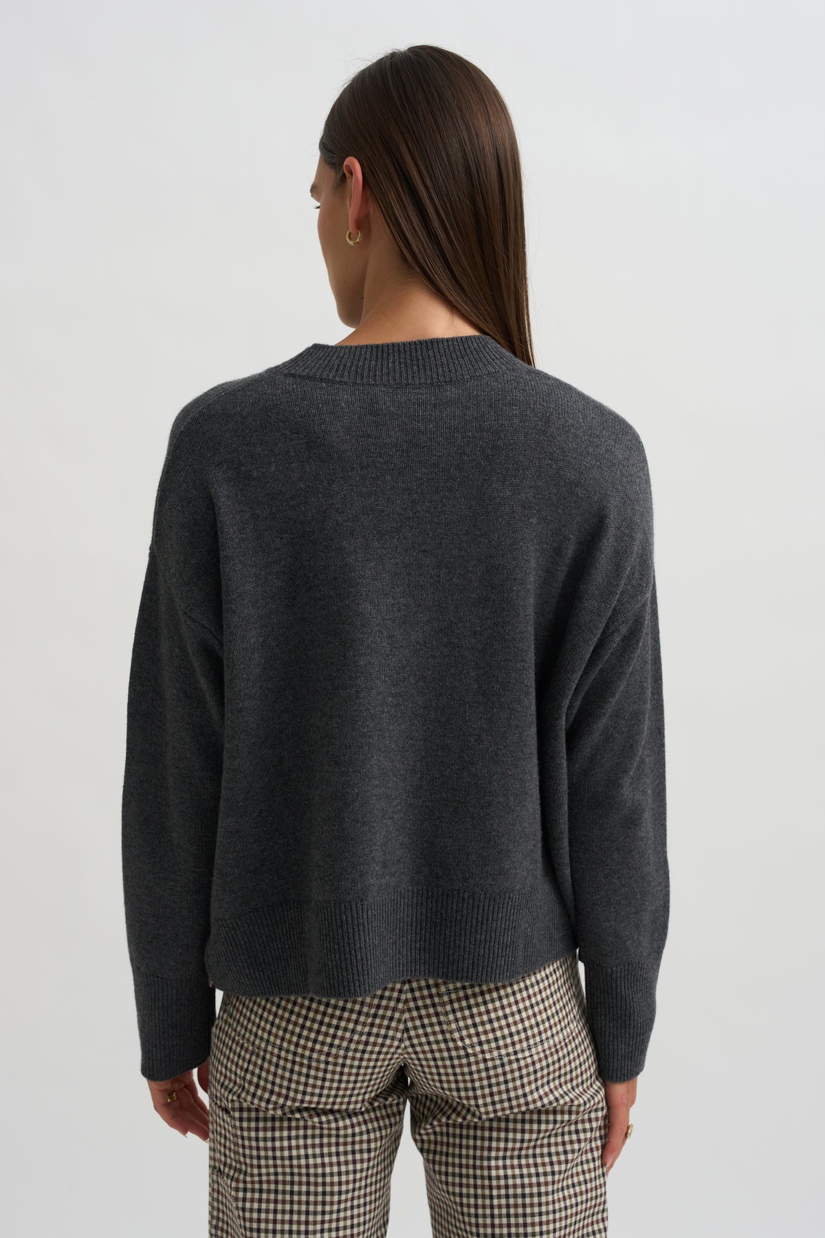 Sweater, Flannel Grey