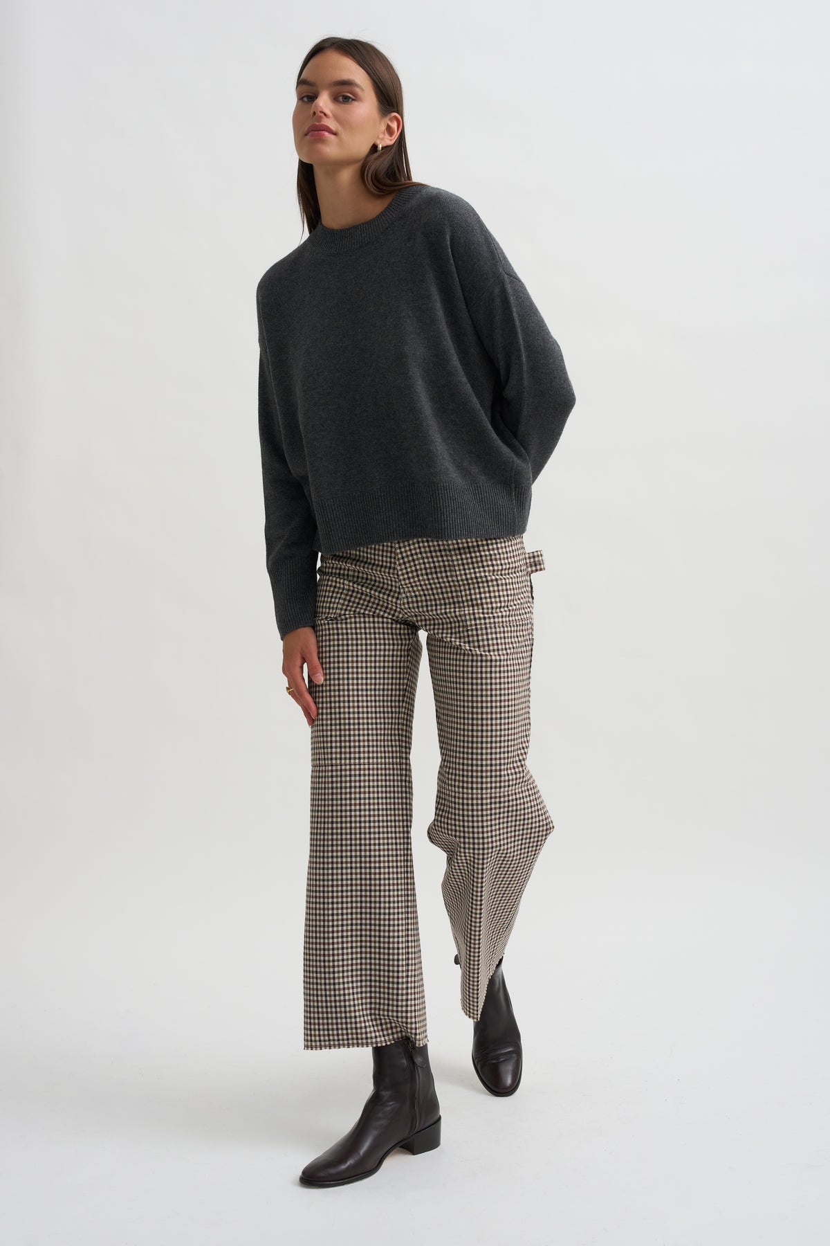Sweater, Flannel Grey