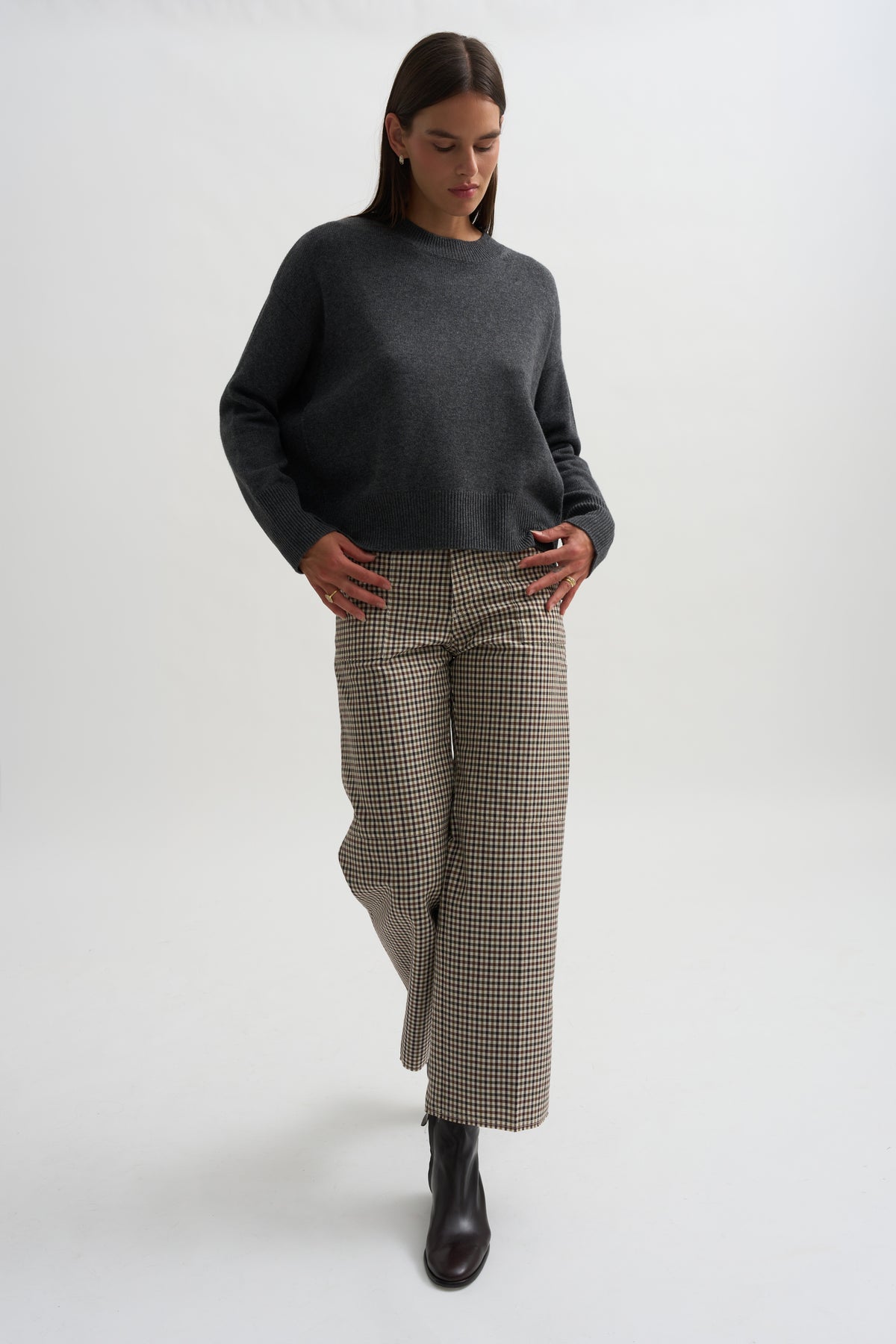 Sweater, Flannel Grey